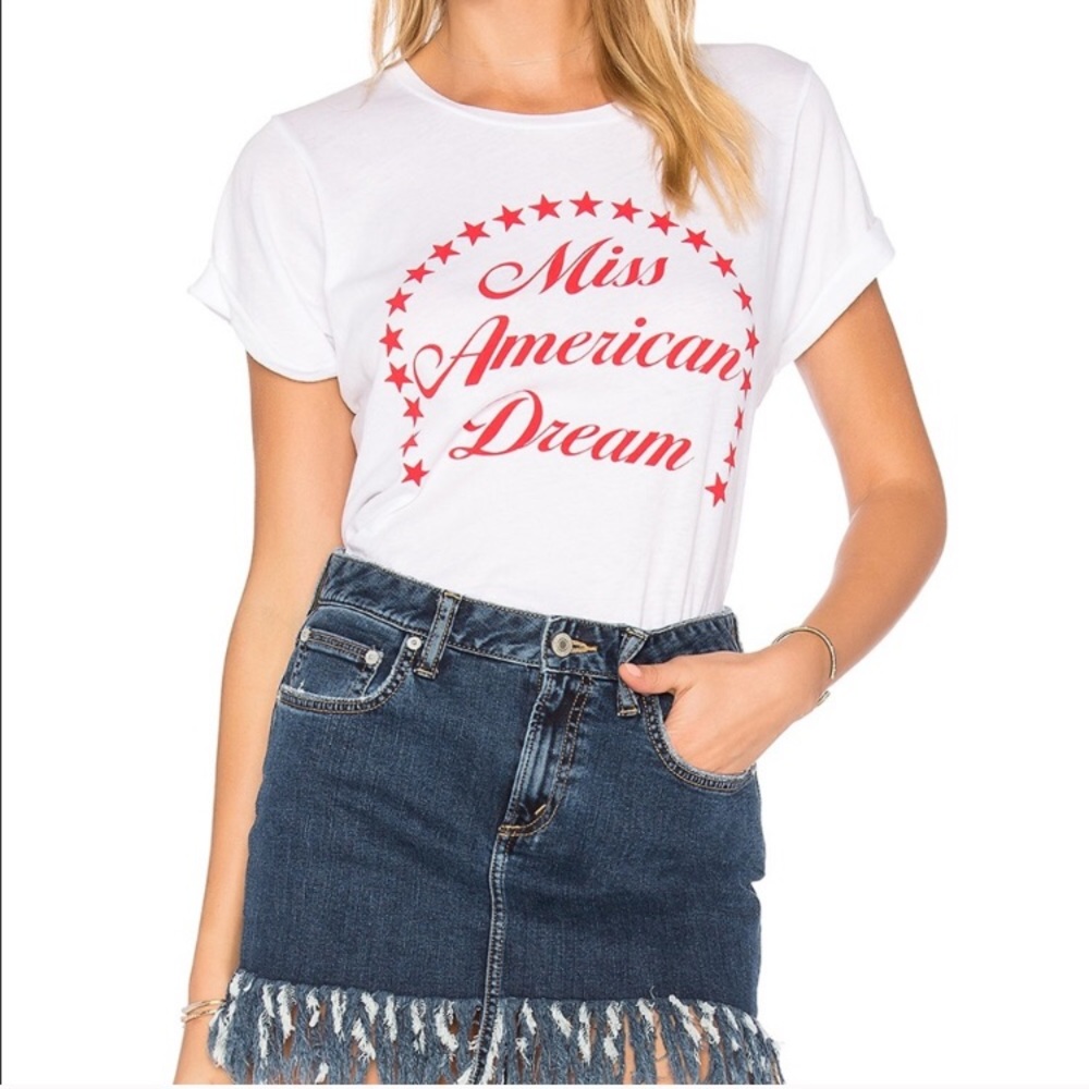 Wild Fox Printed Tee Sz S